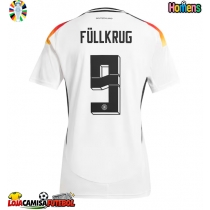 Camisa de Futebol Alemanha Niclas Fullkrug #9 Equipamento Principal Europeu 2024 Manga Curta